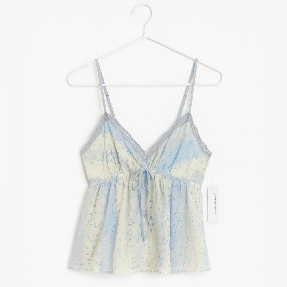 Floral Patchwork Spaghetti Strap Top